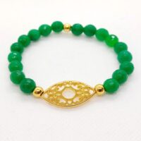 Pulseras piedras naturales ojo turco
